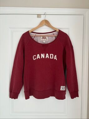 Roots Canada Sweatshirt Red XL Women’s